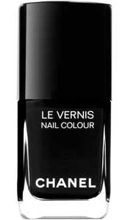 Chanel Black Satin Nail Polish