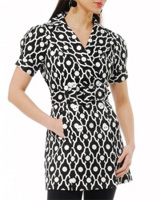 Cotton Daisy Print Car Coat Cotton Daisy Print Car Coat