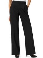 Lightweight wool wide-leg pant