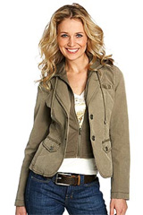 Washed Stripe Blazer