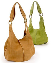 Lucky Brand Jeans Suede Carry-All Bag