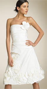 BCBG Max Azria Strapless Appliqué Dress BCBG Max Azria Strapless Appliqué Dress
