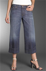 David Kahn Jeans Stretch Wide Leg Crop Pants David Kahn Jeans Stretch Wide Leg Crop Pants