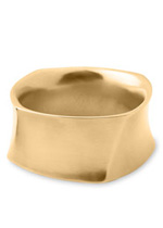 Simon Sebbag Brushed Gold Square Bangle Bracelet