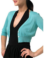 Silk or Cotton Cropped Cardigan Silk or Cotton Cropped Cardigan