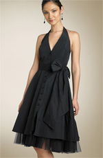 BCBG Max Azria Taffeta Halter Dress BCBG Max Azria Taffeta Halter Dress