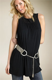 Michael Kors Metallic Woven Belt Michael Kors Metallic Woven Belt