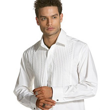 Marc Ecko Cut & Sew Solid Poplin Pleat Shirt Marc Ecko Cut & Sew Solid Poplin Pleat Shirt