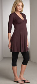 Three Dots Maternity Cropped Leggings Three Dots Maternity Cropped Leggings