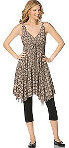 Michael Kors Medallion-Print Asymmetrical-Hem Dress Michael Kors Medallion-Print Asymmetrical-Hem Dress