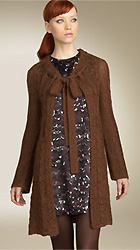 Nanette Lepore 'Concerto' Cable Knit Sweater Nanette Lepore 'Concerto' Cable Knit Sweater