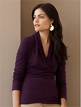 Shawl collar sweater