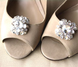 Gorgeous Clear Crystal Shoe Clips Gorgeous Clear Crystal Shoe Clips