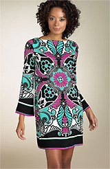 Nicole Miller Printed Shift Dress Nicole Miller Printed Shift Dress