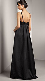 Vera Wang Satin Gown - Back Vera Wang Satin Gown - Back
