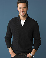 New Spencer Cable Half-zip Sweater New Spencer Cable Half-zip Sweater