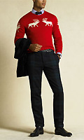 Wool Reindeer Crewneck