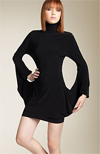 Norma Kamali 'Modern Sculpture' Turtleneck Dress Norma Kamali 'Modern Sculpture' Turtleneck Dress