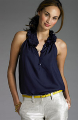 Solid Silk Elizabeth Halter