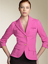Diane von Furstenberg 'Teddy' Multi Pocket Knit Jacket Diane von Furstenberg 'Teddy' Multi Pocket Knit Jacket