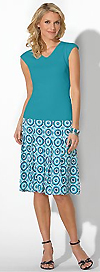 Silk Stretch Extend Shoulder V-Neck Silk Stretch Extend Shoulder V-Neck