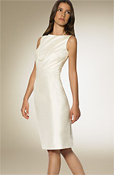 Lauren by Ralph Lauren Pleat Silk Sheath Dress Lauren by Ralph Lauren Pleat Silk Sheath Dress