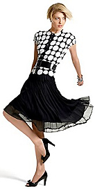 Anne Klein Skirt with Georgette Trim Anne Klein Skirt with Georgette Trim