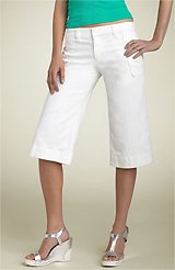 Joe's Jeans 'Welt Kicker' White Crop Stretch Jeans Joe's Jeans 'Welt Kicker' White Crop Stretch Jeans