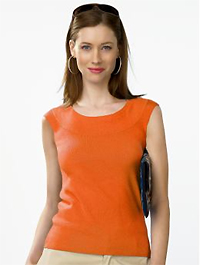 Cap-Sleeve Wide-Rib Top Cap-Sleeve Wide-Rib Top