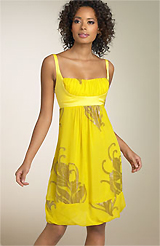 Nicole Miller Metallic Silk Dress Nicole Miller Metallic Silk Dress
