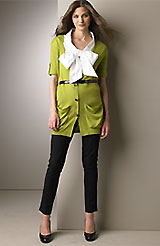 Cashmere Cardigan, Luxe Top & Knit Skinny Pants