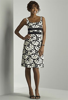 Sleeveless Banded Waist Short Dress