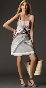 Tommy Hilfiger Mixed-Pattern Dress