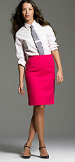 Refined Serge Pencil Skirt