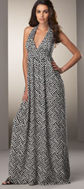 Silk Halter Patio Dress