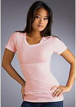Yummie Tummie: Basic T Scoop Neck Shapewear T-Shirt Yummie Tummie: Basic T Scoop Neck Shapewear T-Shirt