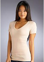Yummie Tummie: Basic V Shapewear T-Shirt Yummie Tummie: Basic V Shapewear T-Shirt