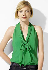 Tie-neck Blouse
