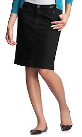 Black Denim Sailor Skirt Black Denim Sailor Skirt