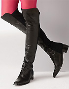 Stuart Weitzman Women's 50-50 Low Black Boot Stuart Weitzman Women's 50-50 Low Black Boot