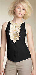 MARC BY MARC JACOBS 'Racquel' Sleeveless Ruffle Tee