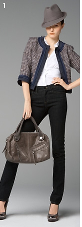 Tweed and Patent with Denim Tweed and Patent with Denim