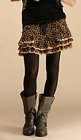 Printed Silk Georgette Skirt