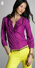 Solid Cotton-Silk Gianna Blouse Solid Cotton-Silk Gianna Blouse