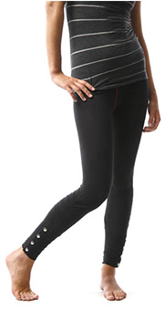 Free People Black Rouched Legging Free People Black Rouched Legging