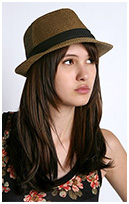 Spillane Straw Fedora Spillane Straw Fedora